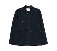 Paolo Pecora - Camicia oversize tasche abbottonate - Homme - Vestes - Bleu - Taille: L