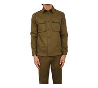 Paolo Pecora - Camicia Tessuto - Homme - Vestes - Vert - Taille: M