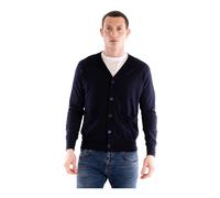 Paolo Pecora - Cardigan en coton - Homme - Pulls - Bleu - Taille: S