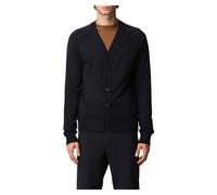 Paolo Pecora - Cardigan en maille ajourée - Homme - Pulls - Bleu - Taille: M