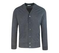 Paolo Pecora - Cardigan en mérinos - Homme - Pulls - Gris - Taille: 2XL