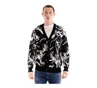 Paolo Pecora - Cardigan Imprimé Floral - Homme - Pulls - Noir - Taille: M