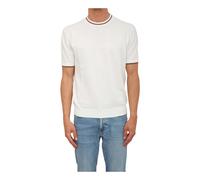 Paolo Pecora - Maglia Girocollo - Homme - Pulls - Blanc - Taille: XL