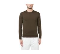 Paolo Pecora - Maglia girocollo - Homme - Pulls - Brun - Taille: L