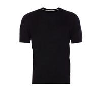 Paolo Pecora - Maglia Manica Corta Girocollo - Homme - Pulls - Noir - Taille: 2XL