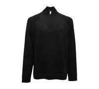 Paolo Pecora - Maglione Half Zip Wool Sweater - Homme - Pulls - Noir - Taille: S