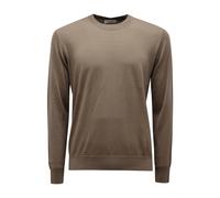 Paolo Pecora - Maglione Wool/Silk/Cashmere Sweater - Homme - Pulls - Brun - Taille: M