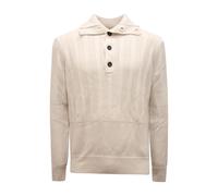 Paolo Pecora - Maglione Wool Sweater - Homme - Pulls - Blanc - Taille: S