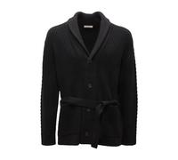 Paolo Pecora - Maxi Cardigan Wool Sweater - Homme - Pulls - Noir - Taille: L