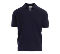 Paolo Pecora - Polo Tricoté - Homme - Tops - Bleu - Taille: L