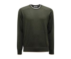 Paolo Pecora - Wool Sweater - Homme - Pulls - Vert - Taille: M