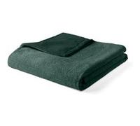 Paolo - plaid - 200x140 cm - en velours texturé et velours - Vert Vert