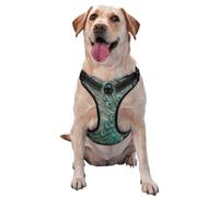 Paon affichant Ses Plumes, Ailes Ouvertes,Harnais pour Animaux de Compagnie, Harnais réfléchissant réglable pour Chien,L