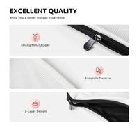 Paon déployant Ses Plumes, Ailes Ouvertes,Trousse de Toilette en Velours côtelé, Trousse de Maquillage Portable pour Les Voyages