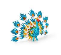 Paon en origami 3d - taille l