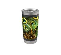 Paon et poules hollandais Art Nouveau Theo van Hoytema Gobelet isotherme en acier inoxydable double paroi