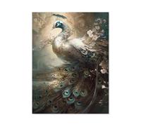 Paon pittoresque，Puzzles Personnalisés, 1000 Pièces Puzzle en Papier, pour Enfants Adultes Famille Jeu Difficulté Défi Puzzles（50x70cm）-AA61