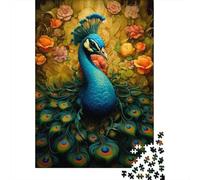 Paon Puzzle 1000 Pièces Adultes Enfants Animaux Puzzles 1000 Pièces Défi Jouet Décor À La Maison 1000pcs (75x50cm)