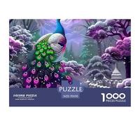 Paon, Puzzle 1000 Pièces, Images Détaillées Et Colorées, Idéal pour Collection Ou Cadeau Spécial, pour 8 Ans Et Plus, 70x50cm/1000pcs