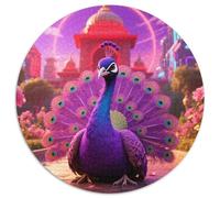 Paon Puzzle 1000 Pièces Jouet en Bois Cadeau Unique DécoRation Intérieure Animaux Jeu Éduchatif Challenge Toy Adultes & Enfants des 14 Ans 1000pcs (67.5x67.5cm)