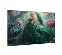 Paon Puzzle 300 Pièces Adultes Puzzle Elfe Motif Design avec Emballage Cadeau pour Cadeau Femme, Activité Familiale Stimulante Débutants pour Decoration Murale Maison, Idée Cadeau 40 x 28 cm -759Y