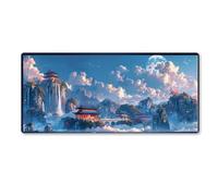 Paon Tapis de Souris Architecte Tapis Souris XXL 1200x600x3 MM Tapis de Souris Gaming Accessoire, Lavable, Caoutchouc Antidérapante, Haute Précision et Vitesse, Surface Antidérapante pour Gamer