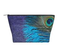 Paon Violet et Bleu Sarcelle, Trousse de Toilette Trousse de Maquillage Sac à cosmétiques Trousse de Toilette de Voyage Portable