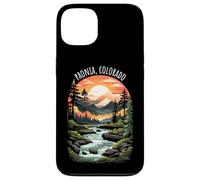 Paonia Colorado USA Scenic Mountain Style rétro Coucher de Soleil Coque pour iPhone 13