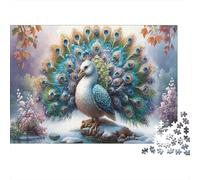 PaonPuzzle DIY 1000 Pièces en Papier Recyclé sur Un Rocher enneigé pour Adultes Anti-Stress Loisirs Créatifs Qualité Premium 52x38cm/1000pcs