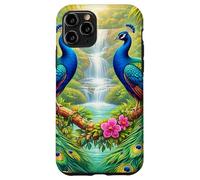 Paons tropicaux Cascades Paradis de la Jungle Coque pour iPhone 11 Pro