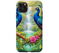 Paons tropicaux Cascades Paradis de la Jungle Coque pour iPhone 11 Pro Max