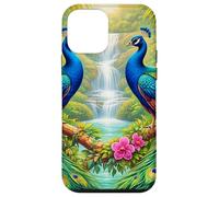 Paons tropicaux Cascades Paradis de la Jungle Coque pour iPhone 12 Mini