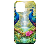 Paons tropicaux Cascades Paradis de la Jungle Coque pour iPhone 12 Pro Max
