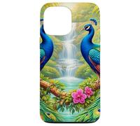 Paons tropicaux Cascades Paradis de la Jungle Coque pour iPhone 13 Pro Max