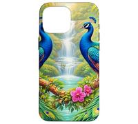 Paons tropicaux Cascades Paradis de la Jungle Coque pour iPhone 16 Pro Max