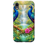 Paons tropicaux Cascades Paradis de la Jungle Coque pour iPhone XR