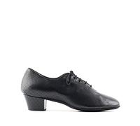 PAOUL - Courta Jaca | Chaussures de Danse Unisexe Homme Femme Enfant 140_40 Veau Percé Noir, Entraînement et Danses Latines Américaines, Noir , 40.5 EU Stretta
