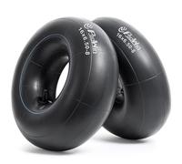 PaoWin 2-PCS 16x6.50-8 Chambres à air 16x6.50 8 Valve Droite TR13 compatibles avec 8 Pouces Roue de brouette, Tracteur, Quad, remorque, Tondeuse, Chariot Chambres à air 16 x 6.5-8