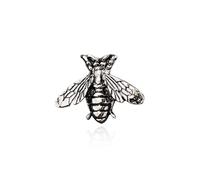Paowsietiviity Broche abeille de style vintage rétro petite épingle à miel mignon en forme d'insecte collier aiguille accessoires ornement bijoux fête de mariage argent comme description