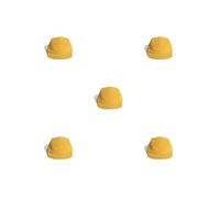 Paowsietiviity Casquette de baseball en nylon à bord court de rechange portable décorative élégante et réglable Rouge, Lot de 5 (jaune), 8