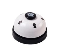 Paowsietiviity Interactive Toys Multi-usages Chiot Accessoires Clochette Jouet intellectuel Empreinte Anneau Sans bavures Accessoire d'entraînement Blanc/Noir