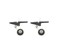 Paowsietiviity Lot de 2 ensembles de roues arrière pour avion électrique RC Kit de fixations DIY