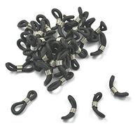Paowsietiviity Lot de 25 embouts pour chaîne de lunettes Noir, multicolore, as description