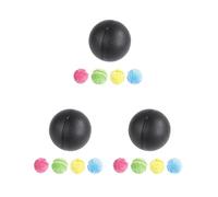 Paowsietiviity Lot de 3 balles roulantes pour chiens Jouet électronique pour sol durable avec housses
