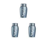 Paowsietiviity Lot de 3 urnes commémoratives pour animaux de compagnie - Bleu - 13,5 x 6 cm