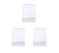 Paowsietiviity - Pochette de protection pour carte d'identité - Motif football - Lot de 300 (100 x 3) - Transparent - Plastique - 6 x 9 cm