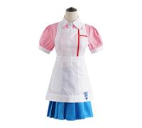 Paowsietiviity Super Dangan 2 Mikan Tsumiki Cosplay Infirmière Uniforme complet, comme indiqué S