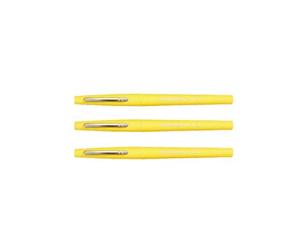 Pap erMate Lot de 3 stylos Yellow Flair.