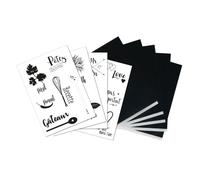 Pap.Transf.+Modèles"L'amour / La Cuisine", 5xa4 Papier De Transfert+Modéles,