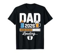 Papa 2026 Loading Attend Une Annonce pour Un Nouveau bébé pour Hommes T-Shirt